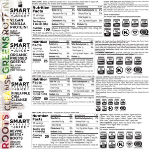 Smart Pressed Juice labels.